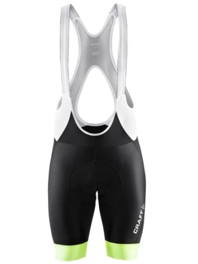 Fitness Mania - Craft Glow Mens Cycling Bib Shorts - Black/Flumino