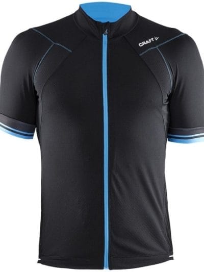 Fitness Mania - Craft Puncheur Mens Cycling Jersey - Black/Voyage