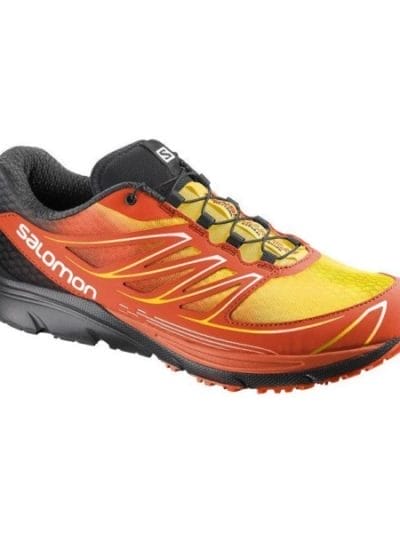 Fitness Mania - Salomon Sense Mantra 3 - Mens Trail Running Shoes - Tomato Reed/Bee Yellow/Black