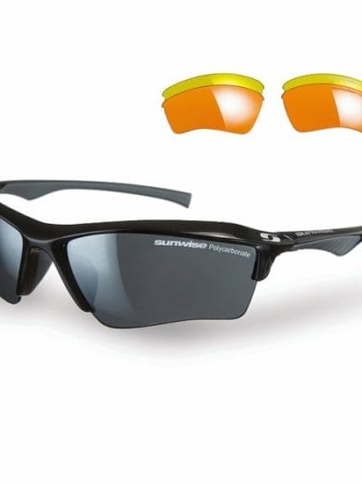 Fitness Mania - Sunwise Odyssey Sports Sunglasses - Black