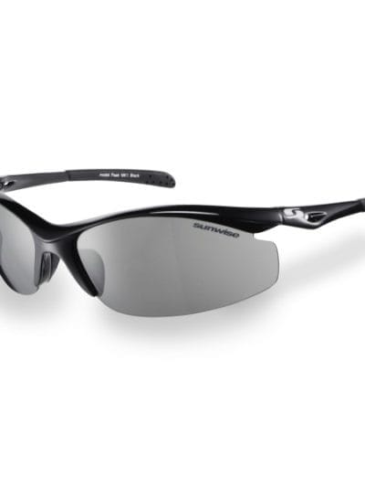 Fitness Mania - Sunwise Peak Sports Sunglasses - Black