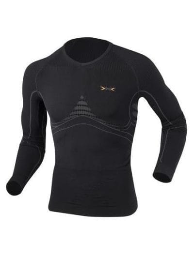 Fitness Mania - X-Bionic Energy Accumulator Heat/Cool Mens Long Sleeve Compression Shirt - Black