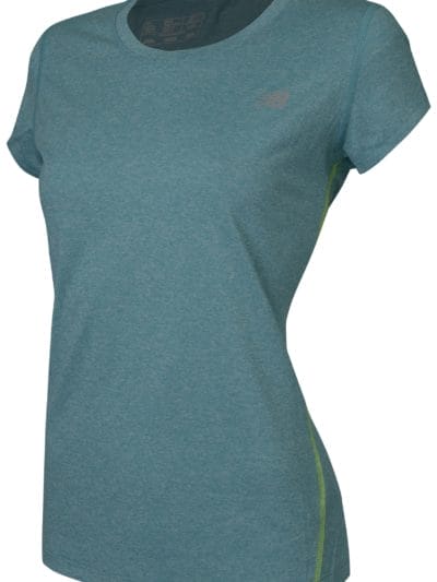 Fitness Mania - New Balance 53180 Women's Heathered Short Sleeve Tee - WT53180SLH