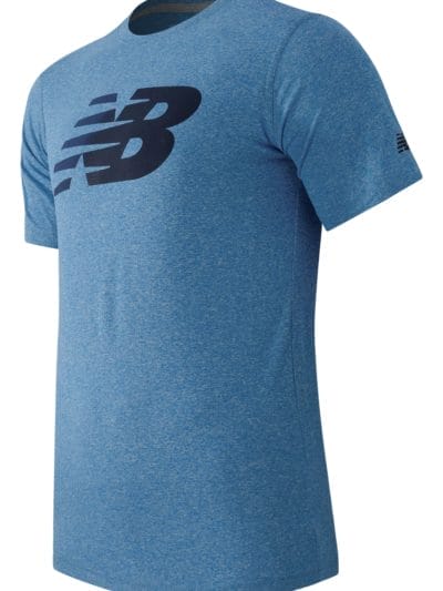 Fitness Mania - New Balance 61091 Men's SS Graphic Heather Tech Tee - MT61091SOH