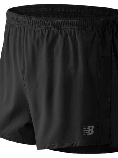 Fitness Mania - New Balance 61231 Men's Impact 3 Inch Split Short - MS61231BK