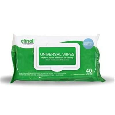 Fitness Mania - Clinell Universal Wipes 40's