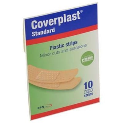 Fitness Mania - Coverplast Latex Free Plastic Strips (10)
