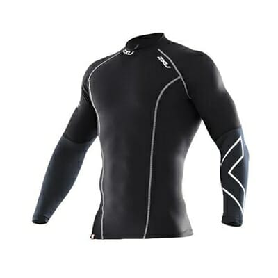 Fitness Mania - 2XU Elite Long Sleeve Compression Top Mens