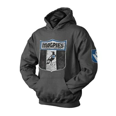 Fitness Mania - Collingwood Magpies Mens Retro Hoody