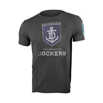 Fitness Mania - Fremantle Dockers Mens Retro Tee