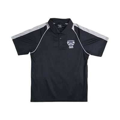 Fitness Mania - Geelong Cats Mens Essential Polo