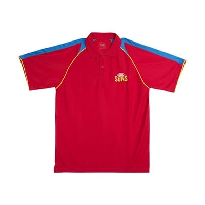 Fitness Mania - Gold Coast Suns Mens Essential Polo