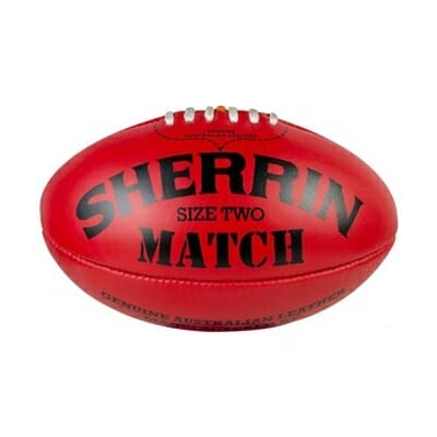 Fitness Mania - Sherrin Match Ball Size 2 Red Leather