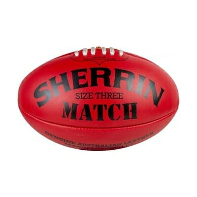 Fitness Mania - Sherrin Match Ball Size 3 Red Leather