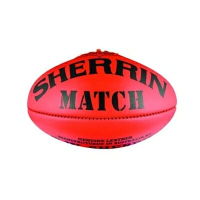 Fitness Mania - Sherrin Match Ball Size 5 Red Leather