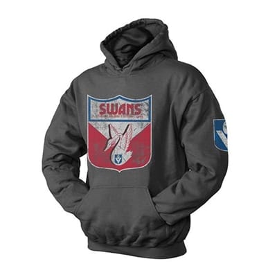 Fitness Mania - Sydney Swans Mens Retro Hoody