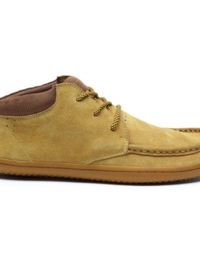 Fitness Mania - Vivobarefoot Drake Mens Suede Casual Shoes - Chestnut