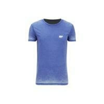 Fitness Mania - Burnout-T-Shirt - Blue