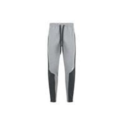 Fitness Mania - Myprotein Men's Panelled Slimfit Sweatpants with Zip - Grey Marl - L