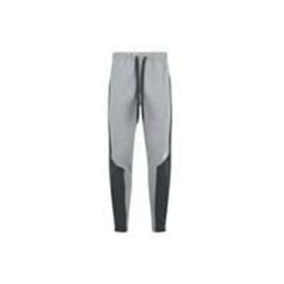 Fitness Mania - Myprotein Men's Panelled Slimfit Sweatpants with Zip - Grey Marl - M