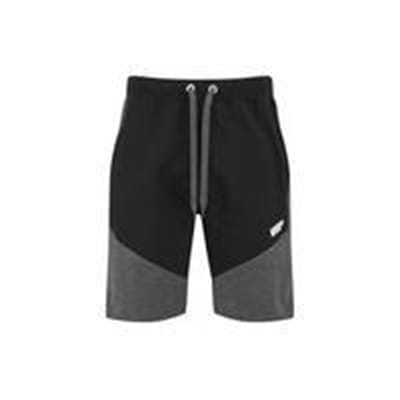 Fitness Mania - Myprotein Men's Panelled Sweatshorts - Black - L