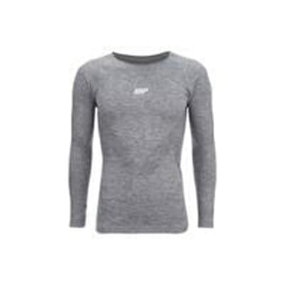 Fitness Mania - Myprotein Men's Seamless Long Sleeve Performance Top - Grey - XL
