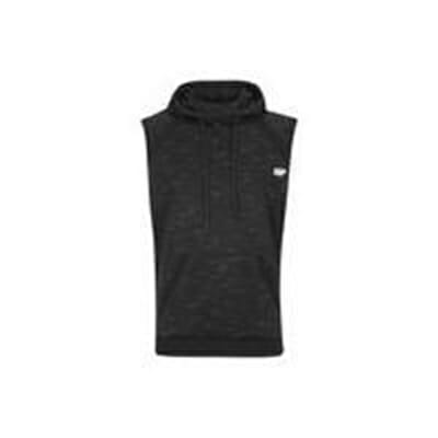 Fitness Mania - Myprotein Men's Slouch Sleeveless Hoodie - Black