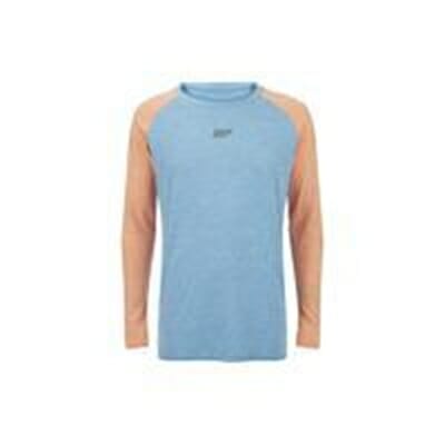 Fitness Mania - Myprotein Men’s Loose Fit Training Top - Blue & Orange