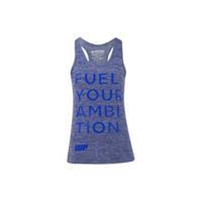 Fitness Mania - Myprotein Women's Performance Slogan Vest - Blue - UK 10