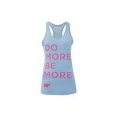 Fitness Mania - Myprotein Women's Performance Slogan Vest - Light Blue - UK 10