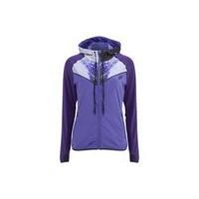 Fitness Mania - Myprotein Women's Printed Panel Zip Through Hoody - Purple - UK 10