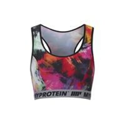 Fitness Mania - Myprotein Women's Printed Sports Bra - Fiesta Print - UK 8