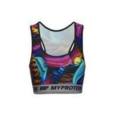 Fitness Mania - Myprotein Women's Printed Sports Bra - Psychedelic Swirl