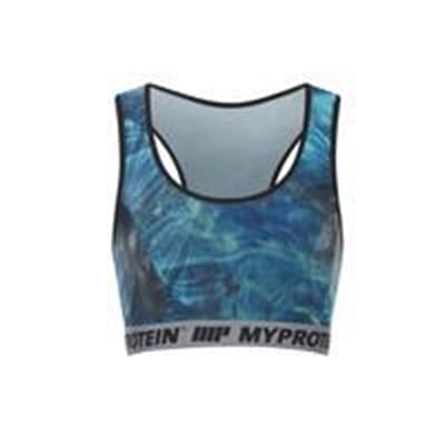 Fitness Mania - Myprotein Women's Printed Sports Bra - Reflection Print - UK 12