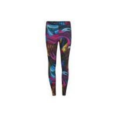 Fitness Mania - Myprotein Women’s Leggings - Psychedelic Swirl - UK 8