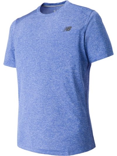 Fitness Mania - New Balance 53091 Men's SS Heather Tech Tee - MT53091MBH