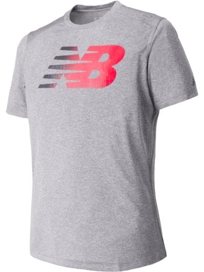 Fitness Mania - New Balance 63091 Men's Heather Graphic Short Sleeve Tee - MT63091ATK