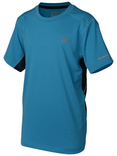 Fitness Mania - New Balance 63376 Boy's Junior Boys Tech Tee - ABT63376PLR