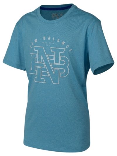 Fitness Mania - New Balance 63379 Boy's Boys Heathered Graphic Tee - ABT63379PLR