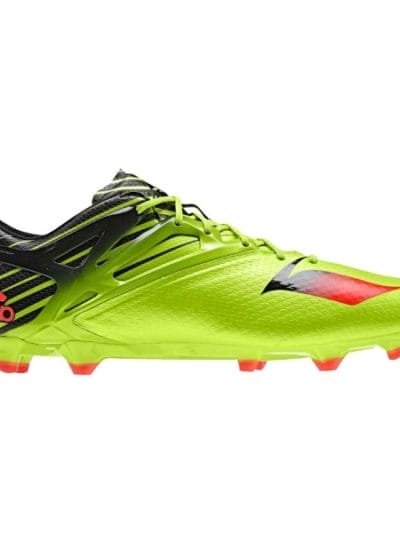 Fitness Mania - Adidas Messi 15.1 FG Mens Football/Soccer Boots - Black/Solar Green/Solar Red