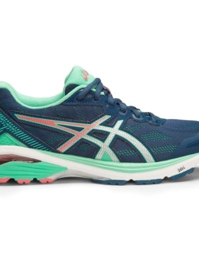 Fitness Mania - Asics GT-1000 5 (B) - Womens Running Shoes - Poseidon/Silver/Cockatoo