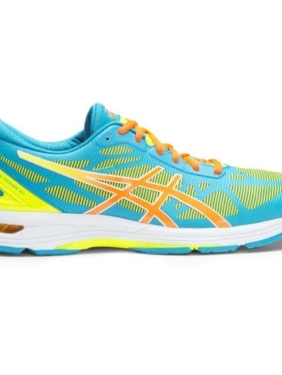 Fitness Mania - Asics Gel DS Trainer 20 - Mens Running Shoes - Flash Yellow/Orange/Turquoise