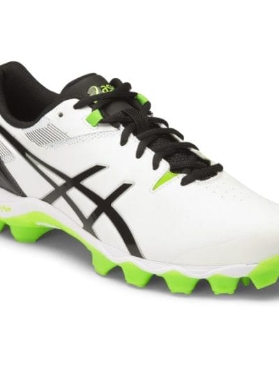 Fitness Mania - Asics Gel Lethal Touch Pro 6 - Mens Turf Shoes - White/Black/Green Gecko