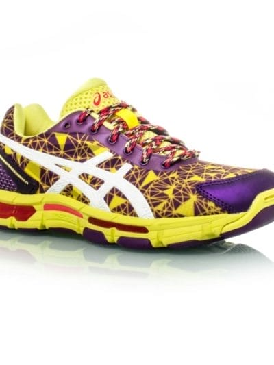 Fitness Mania - Asics Gel Netburner Professional 11 - Womens Netball Shoes - Purple Mosaic/Ripple White/Sun