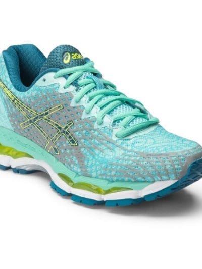 Fitness Mania - Asics Gel Nimbus 17 Lite-Show - Womens Running Shoes - Aqua Splash/Silver/Flash Yellow