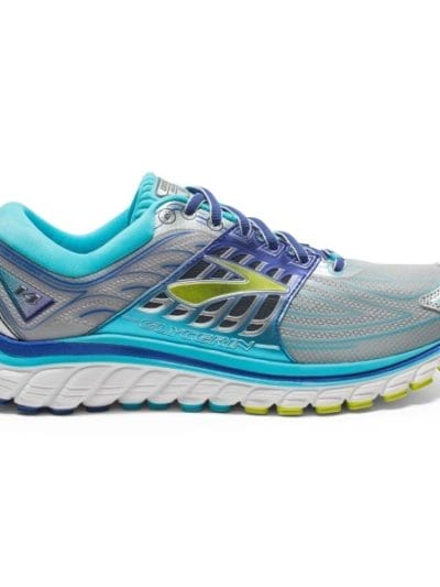 Fitness Mania - Brooks Glycerin 14 - Womens Running Shoes - Blue Atoll/Lime Punch
