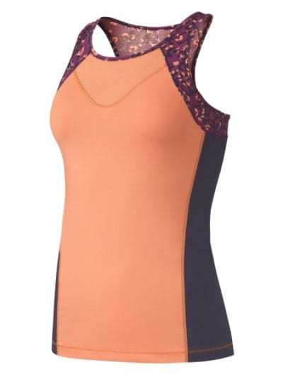Fitness Mania - Casall Cat Blocked Womens Training Tank - Sting Peach