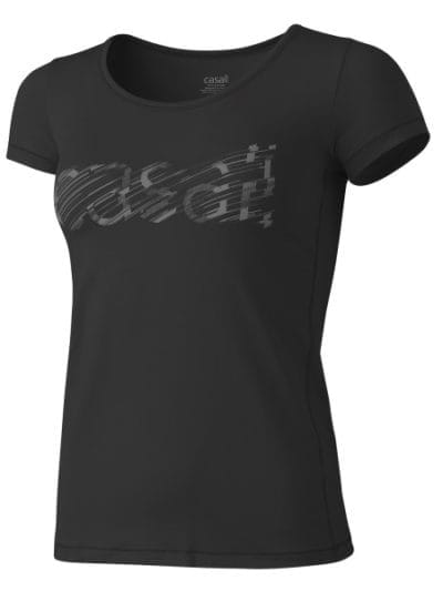 Fitness Mania - Casall Logo Womens Training T-Shirt - Black