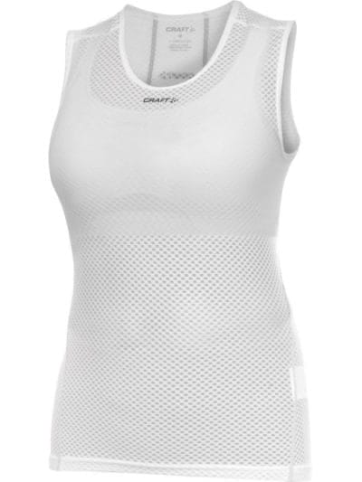 Fitness Mania - Craft Stay Cool Mesh Superlight Womens Sleeveless Top - White