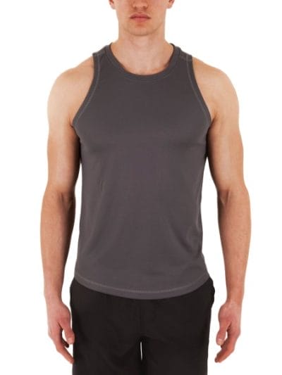 Fitness Mania - DundasFit Mens Training Tank - Charcoal